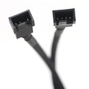 4 Pin Y Splitter Cable 4 Pin PWM Female to 3/4 Pin CPU PC Case Fan Adapter Cable