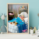Character Diamond Painting Kit Full Round Drill Wall Hanging 30x40cm for Be