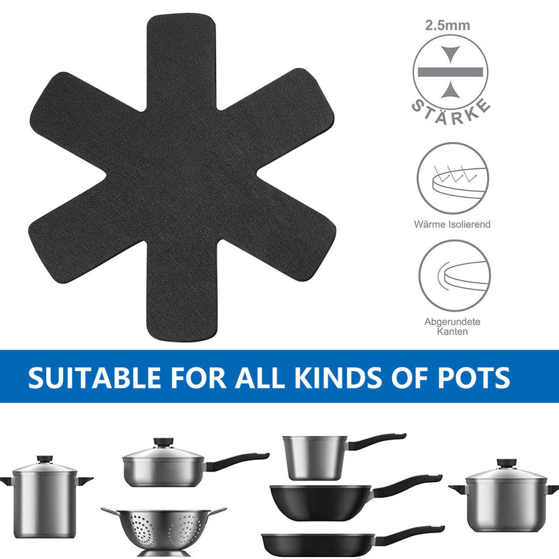 Pan Pot Protectors - Polyester Prevent Scratching Pot Separator for Glass Pan