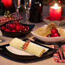 6PCS Napkin Rings Christmas Tree Garland Tableware Decoration Festive`
