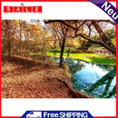 DIY Paper Jigsaw Puzzle Stream Landscape Picture Adults Children Room Decoration