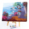 DIY Painting By Numbers Kit Hand Painted Castle Wall Art Craft Living Room Decor