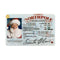 Flight License Santa Claus Christmas Driving Licence Gifts Eve Fridge Magnet#