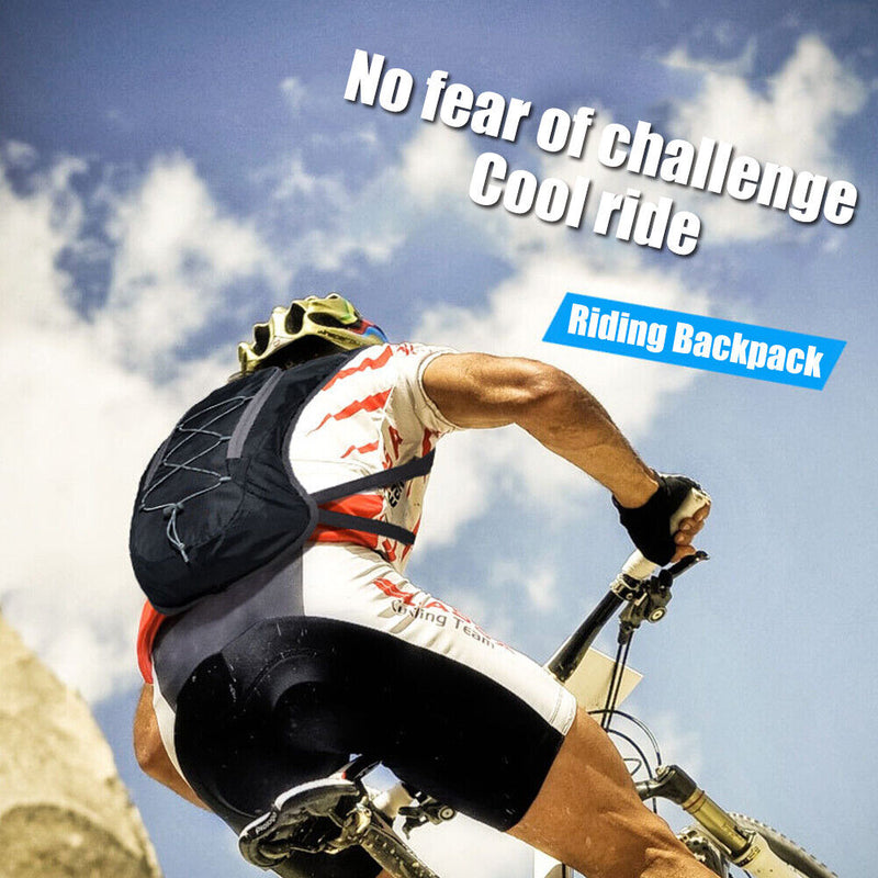 Outdoor Sports Cycling Water Bag Hydration Pack Bladder Backpack (Black) Newly