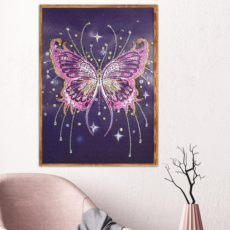 5D DIY Special Shaped Diamond Painting Butterfly Cross Stitch Embroidery Newly