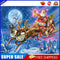 Santa Oil Paint By Numbers Kits Canvas DIY Picture Christmas Decoration