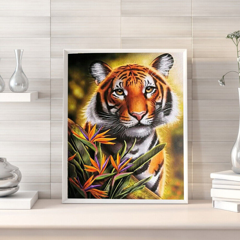 #A Beast Oil Paint By Numbers Kit DIY Canvas Wall Art Picture Craft Home Decorat