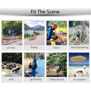 6pcs Outdoor Camping Carabiner Clip Climbing Quick Hanging Buckle (Red)