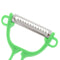 Plastic Double Head Fruit Vegetables Peeler Potato Carrot Grater (Green)