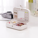 Travel Jewelry Display Box Earrings Necklace Bracelet Ring Watch Storage Case