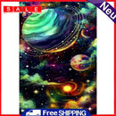 Planets in Sky Oil Paint By Numbers Kit DIY Acrylic Painting Wall Art Picture