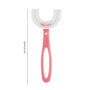 Kids U-Shaped Toothbrush Silicone 360 Degree Oral Care Cleaning Tool for Kids