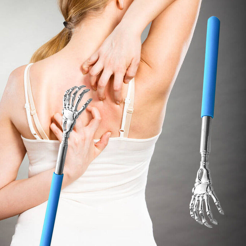 Stainless Steel Ghost Claw Scratcher Retractable Relieve Itch Hand Grip Artifact