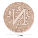 Retro Flower Letter Envelope Sealing Wax Copper Seal Stamp Post Decor(N) Newly
