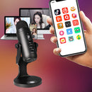 USB Condenser Microphone for Computer Mobile Phone Singing Gaming Recording M