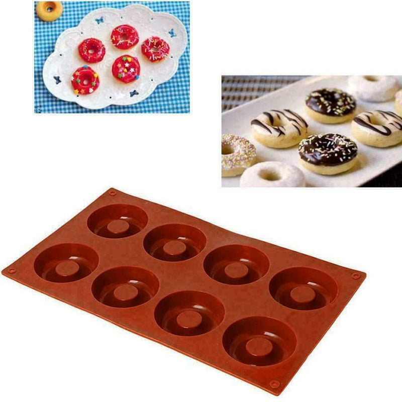1* Donut Mould Muffin Cupcake NonStick Doughnut Mold L9H3 Baking Pan N5E3