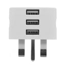 USB Power Adapter Smartphones Charging Accessories White UK Plug for Tablets