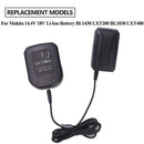 Adapter Charging Dock For Makita BL1830 BL1815 BL1860 BL1850 BL1840 BL1445