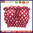 Sexy Women Girl Drawstring Tie Wove Dot Strapless Sleeveless Tube Top(S)