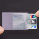 Card Holder Translucent ID Card Holder Protection Sleeve Business Card Case