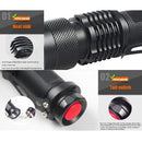 Alloy Super Bright Flashlight Torch 365nm Aluminum Light UV LED Torches