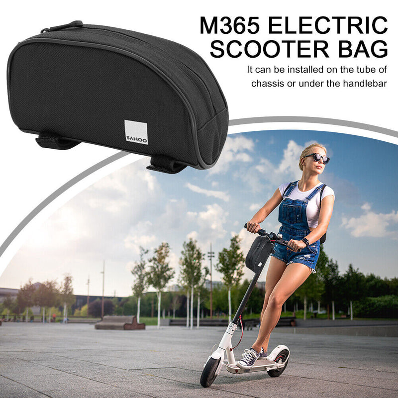 SAHOO 12654-SA Bicycle Front Top Tube Bag Electric Scooter Storage Storage Pouch