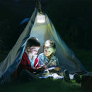 LED Camping Lights Portable Tent Lights Rechargeable for Hiking Fishing Out