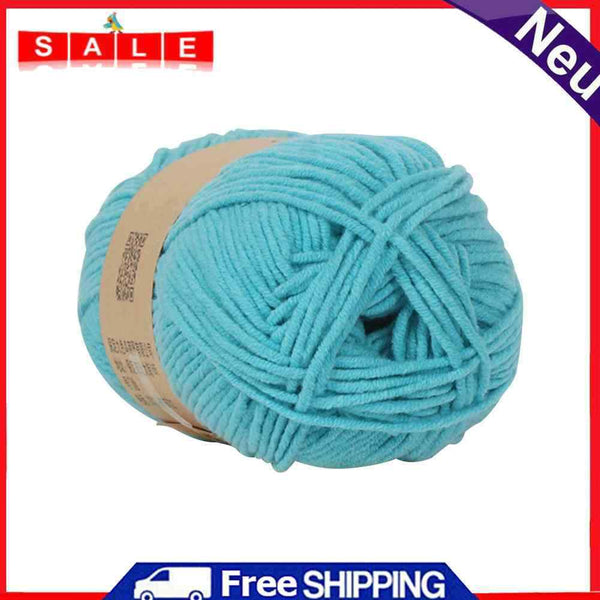1 Roll Soft Spun Milk Cotton Ropes Baby Knitwear Knitting Crochet Yarn Thread