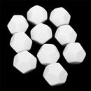 Dungeons and Dragons Polyhedral Iidescent Blank Dices Game Accessory Dice Set