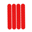 4pcs Electric Scooter Skateboard Stickers Safety Protective Reflective Deca