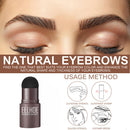 One Step Stamp Eyebrow Shape Stick Hairline Contour Powder (Dark Brown) Newly