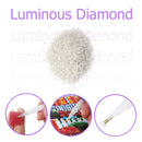 15g/Bag DIY Luminous Round Rhinestones Kit for Diamond Painting (Crystal) Newly