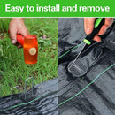 20 Pieces U-Shaped Ground Nails Gaskets For Lawns Nails Nails U-Shaped V5H1