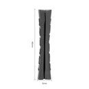 2pcs/pack Bicycle  Plastic Cable Protector Frame Protective Cover (Black) Newly