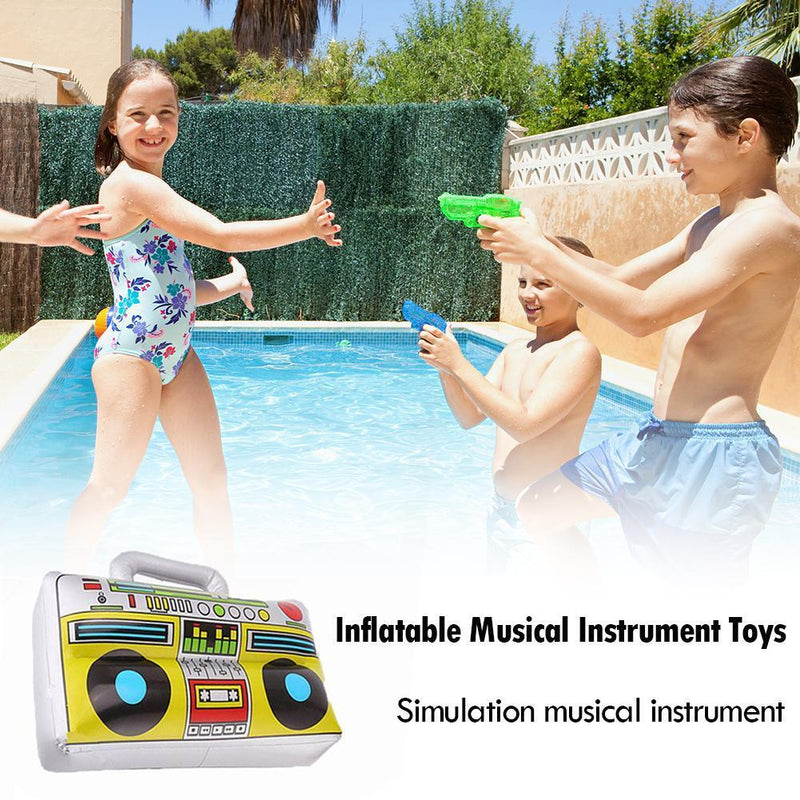 Toys Kids PVC Simulation Classic Radio Stage Props Inflatable Instrument