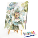 Canvas Painted Oil Paint By Numbers Flower Birds Wall Art Modern Bedroom Decor