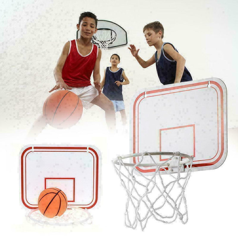 Kids Hanging Basketball Box + Plastic Basketball Board J6X6 + Small Y6I6