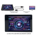 #A 3.5 Inch IPS PC Case Moniror Computer Accessories PC Secondary Screen for AID