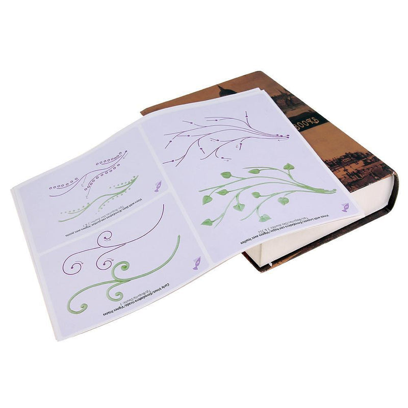 23pcs/set Cake Icing Piping DIY Practice Drawing Board Template Paper