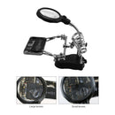 Welding Magnifying Glass with LED Clip Light Multifunctional Repair Tools Newly