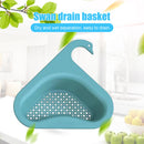 Colander Sink Strainer Kitchen Sink Shelf/Faucet Drain Rack Holder (Blue) Newly