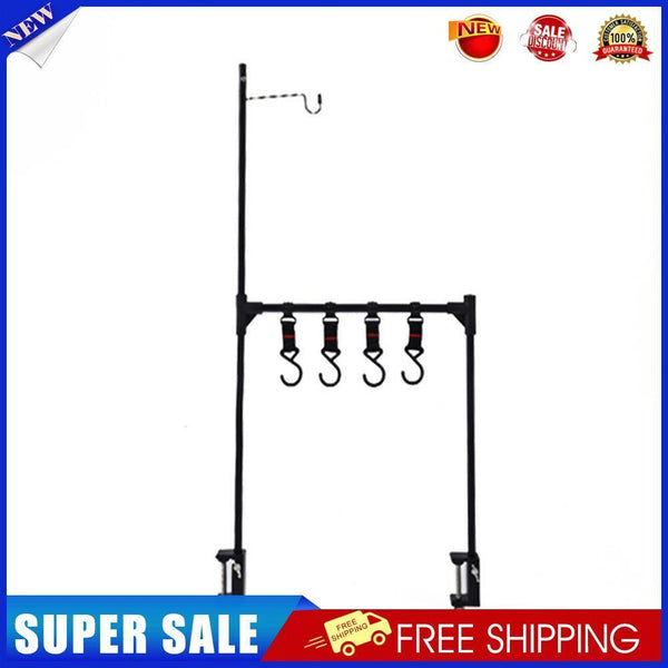 Outdoor Desktop Storage Rack Multifunction Desk Hanging Hook Shelf Stand