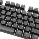 104pcs Universal Mechanical Keyboard Keycaps PC Bakclit Key Cap Set (Black)