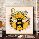5D Diamond Painting Kit Queen Bee Full Round Drill DIY Mosaic Picture Home De