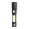 Waterproof Zoomable Torch Lamp USB Charging LED Glare Glashlight Cob Light