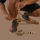 Portable Bow Drill Friction Fire Starter Make Fire Drilling Tool Kit for Ou