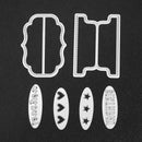 6pcs Birthday Slogan DIY Cutting Dies Stencil Scrapbook Embossing Template