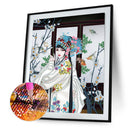 Chinese Style Beauty 5D Diamond Painting Partial Special Shaped Drill (K057)