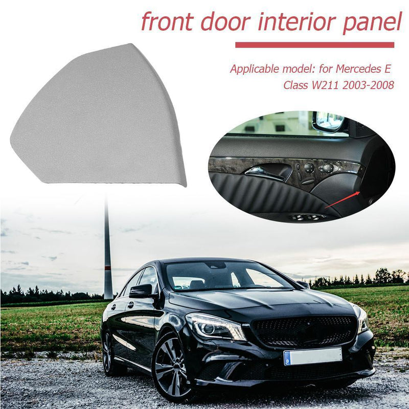 Car Left Front Door Cover Trim Shell for Benz E Class W211 03-08 (Grey)