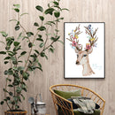 11CT Partial Cross Stitch Lucky Deer Stamped DIY Kits Handmade Cotton Embroidery